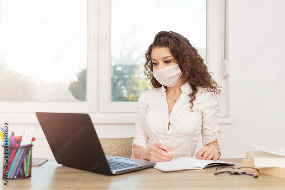 The concept of freelancing, remote work and learning during coronavirus. The concept of freelancing, remote work and learning during coronavirus.
