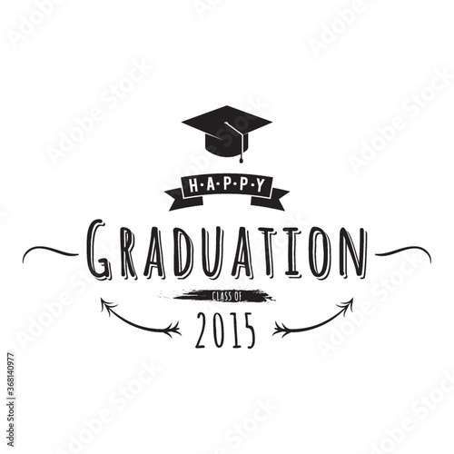 graduation label