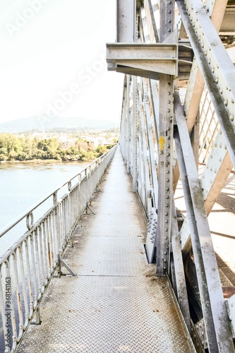 detail of the border city town fortaleza de valenca between spain and portugal photo