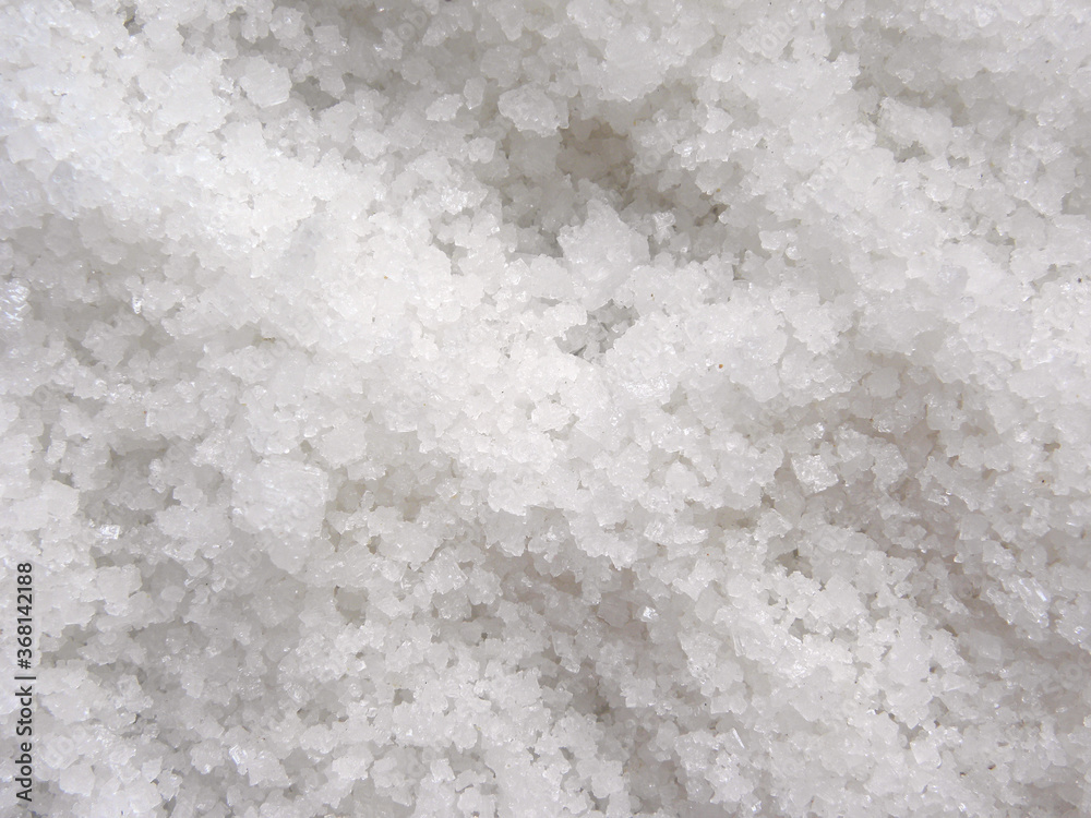 White color Sea salt crystals 