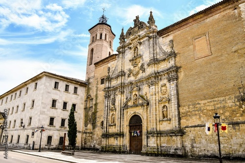 Detail view of Carrion de los condes, palencia spanish city in leon spain. photo