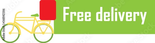 free delivery label