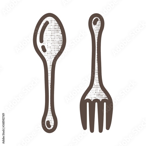 fork and spoon