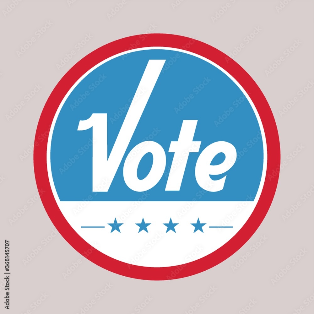 usa vote label usa vote label
