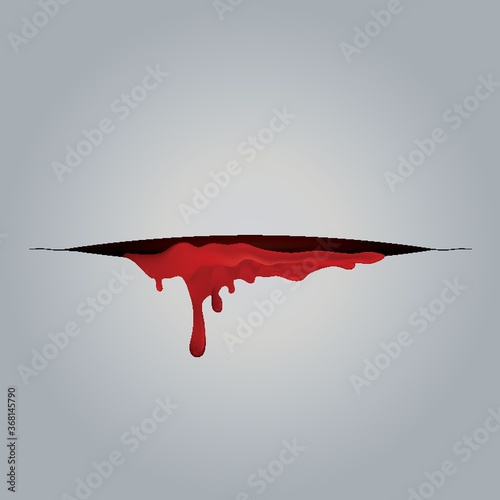 blood dripping