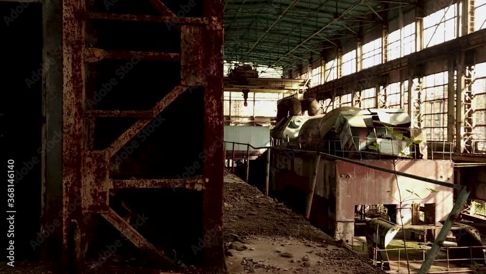 The interior of an abandoned Power Station in the de facto region of Abkhazia, Georgia in the former USSR. The interior of an abandoned Power Station in the de facto region of Abkhazia, Georgia in the former USSR.