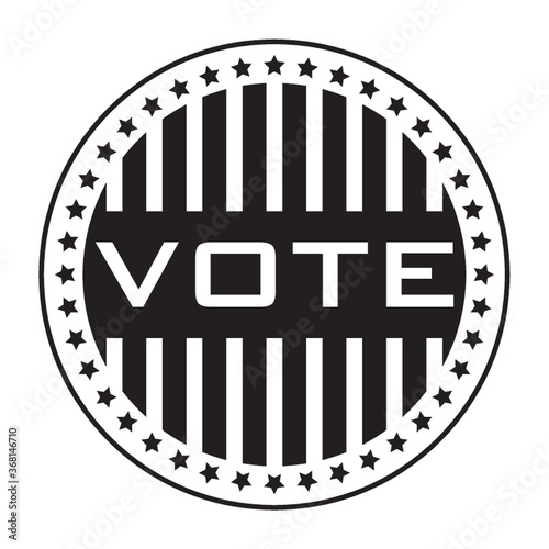 vote sticker