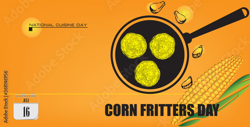 Postcard Corn Fritters Day