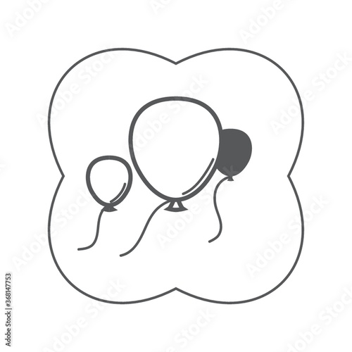 balloons with strings