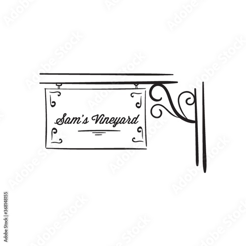sam's vineyard signboard