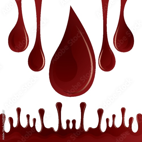 dripping blood background