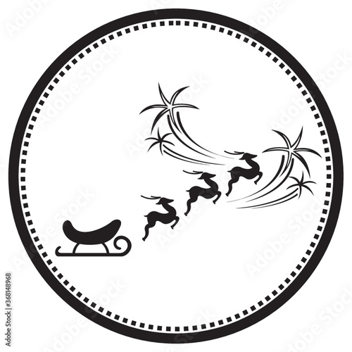reindeer sledge