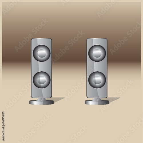 stereo speakers