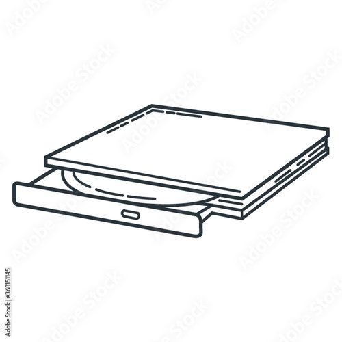 cd player with disk