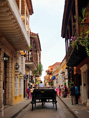 Cartagena City historical place in Colombia atlantic coast