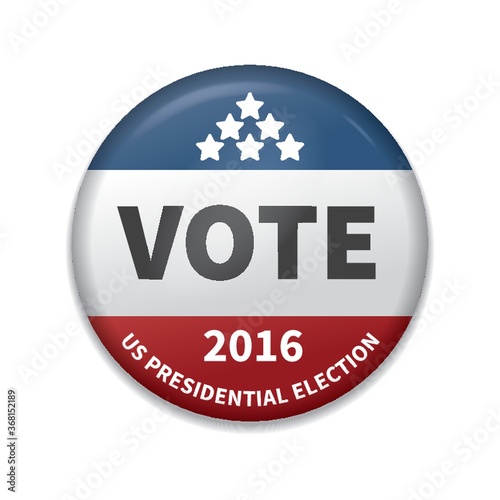 usa vote badge