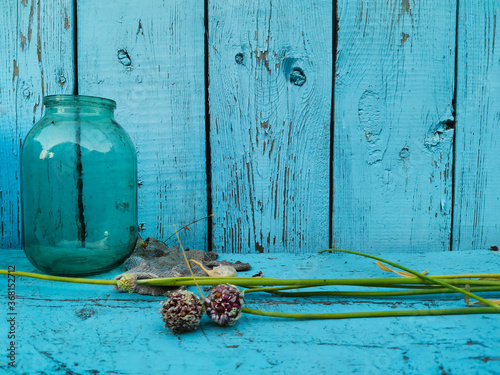 Bank on a blue background.