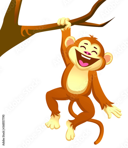 vector monkey cartoon © Manjusha