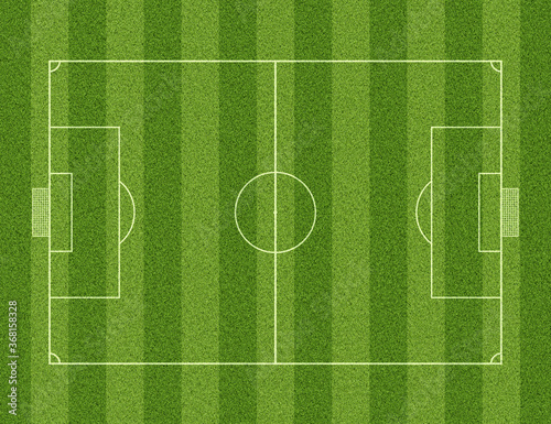 illustration of football field, soccer field