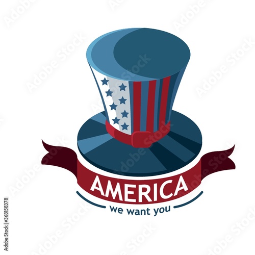 america with text we want you