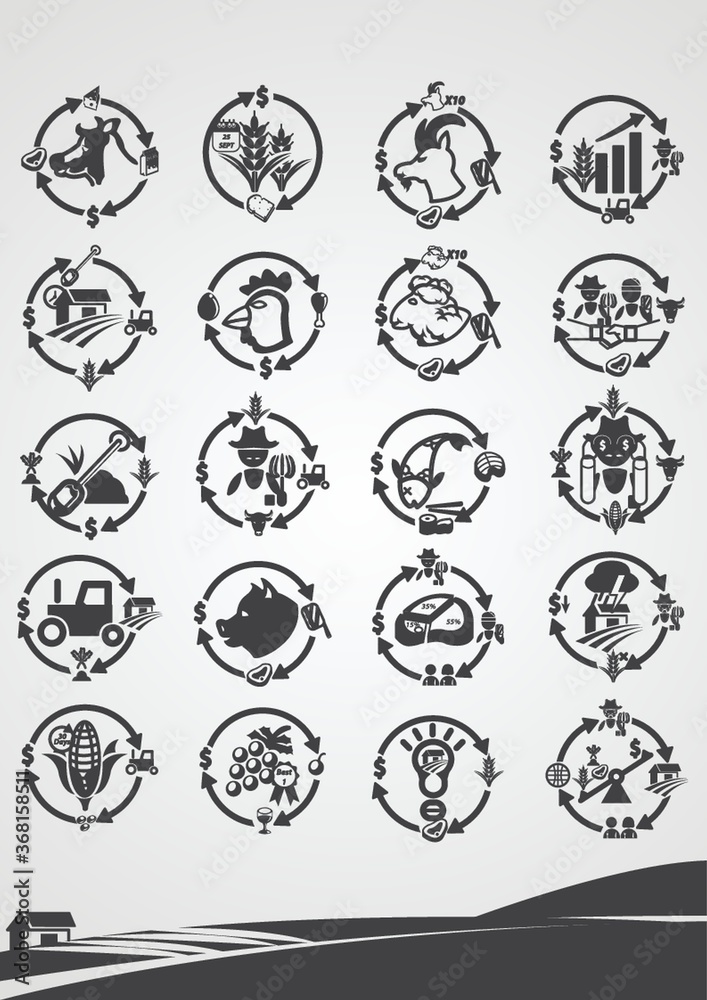 farming icons farming icons