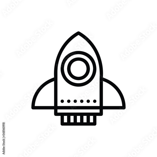 Rocket, Launcher, Startup Icon Logo Vector Isolated. Marketing and Growth Icon Set. Editable Stroke and Pixel Perfect.
