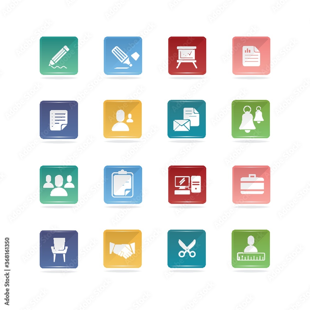 office and business icons