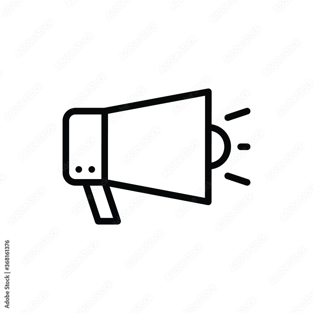 Fototapeta premium Ads, Promotion Icon Logo Vector Isolated. Marketing and Growth Icon Set. Editable Stroke and Pixel Perfect.