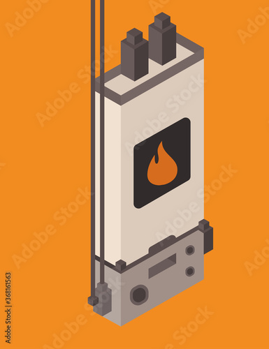 Home gas furnace