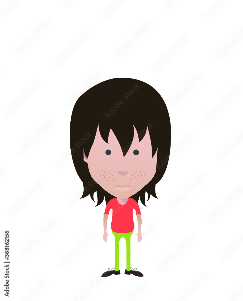 People cartoon figures and avatars People cartoon figures and avatars
