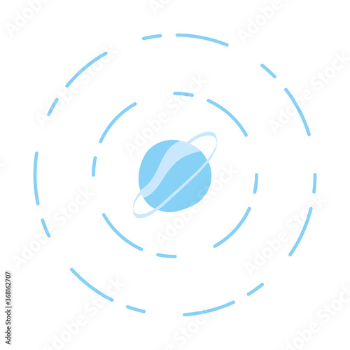 saturn planet universe isolated icon