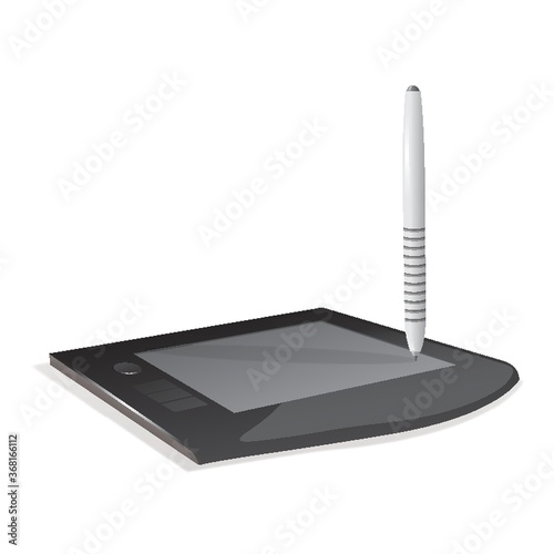 graphic tablet and stylus