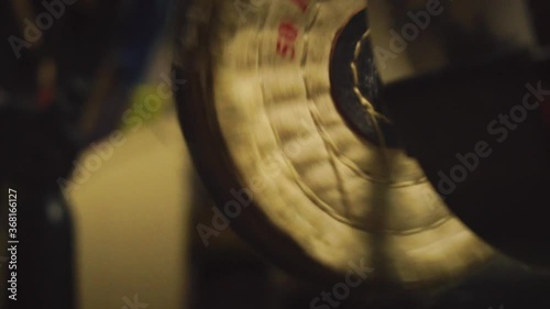 1080p.HD-60p. Close-up. ring grinding disc photo