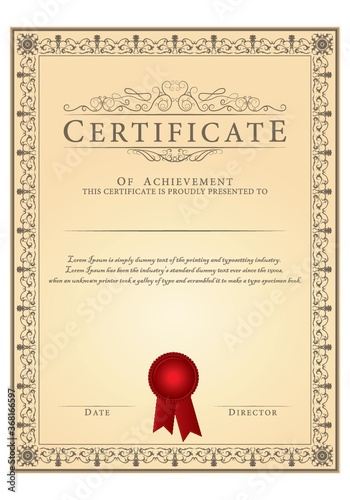 certificate template