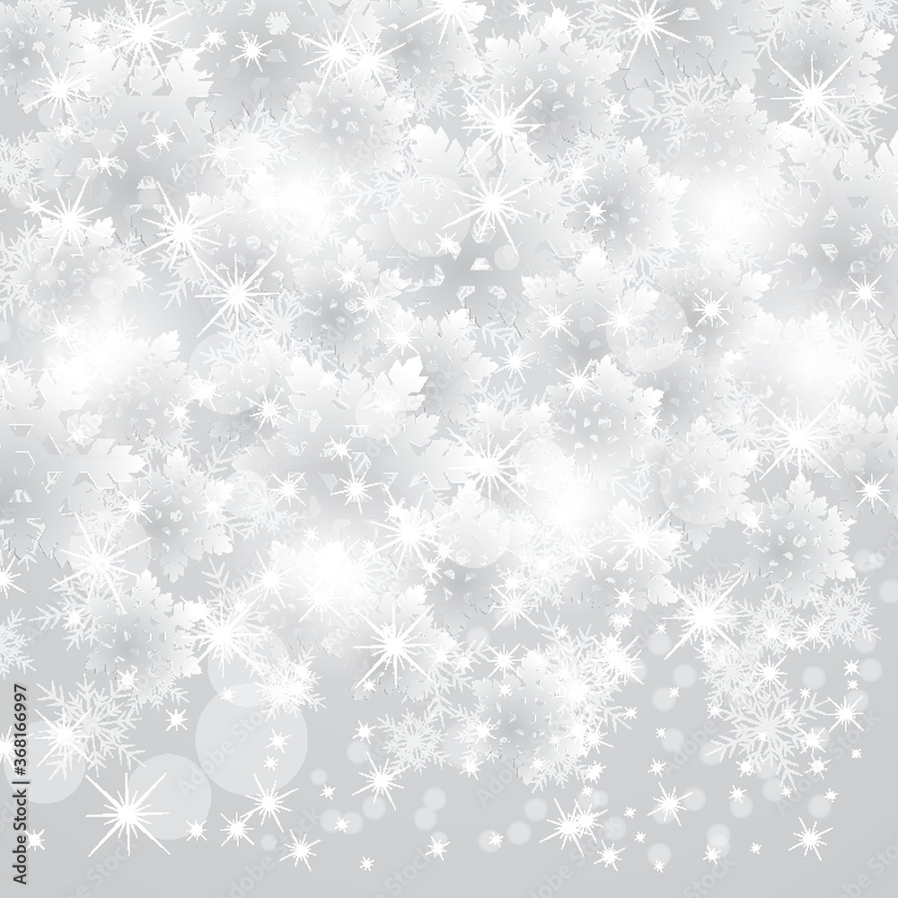 snowing snowflakes design