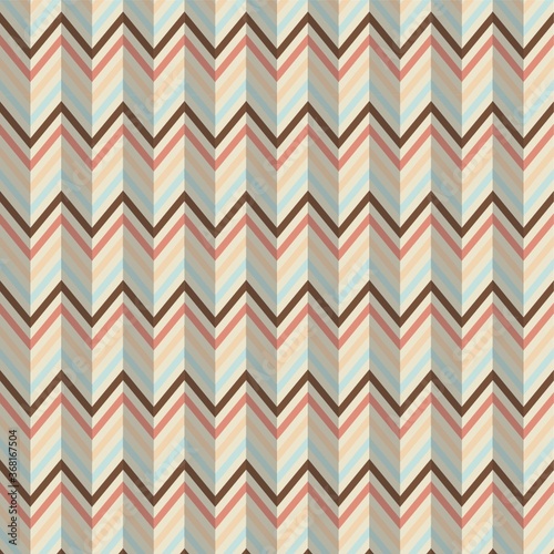 zigzag design with paper effect