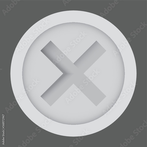 cancel button