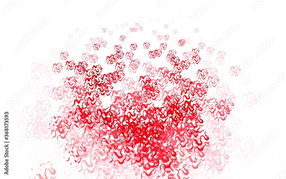 Obraz premium Light Red vector background with lines.