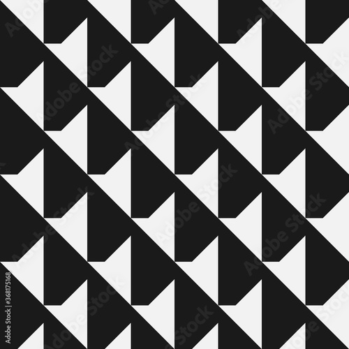 Seamless abstract geometric pattern with isometric elements
