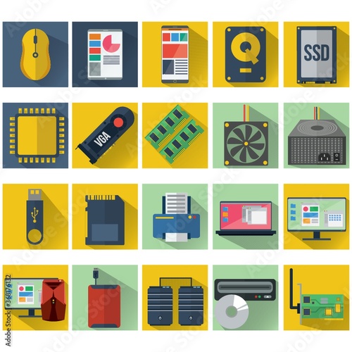 computer icon set