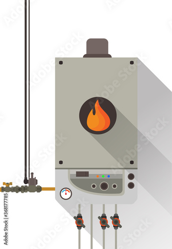 Home gas furnace