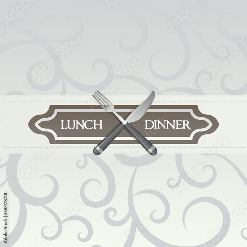 lunch and dinner poster