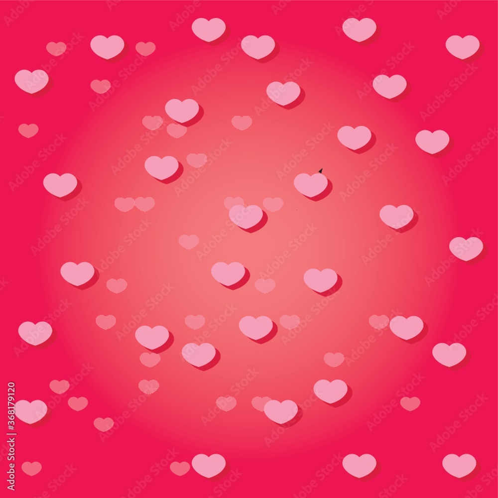 love hearts background