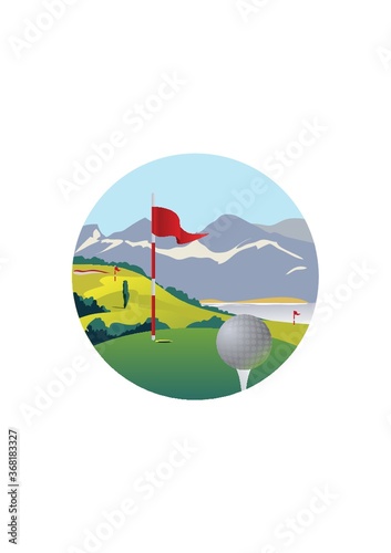 golf flag