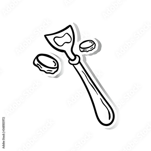 bottle opener and bottle lids
