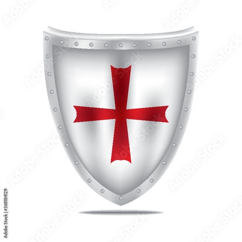 shield with cross