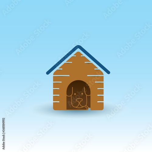 dog and house