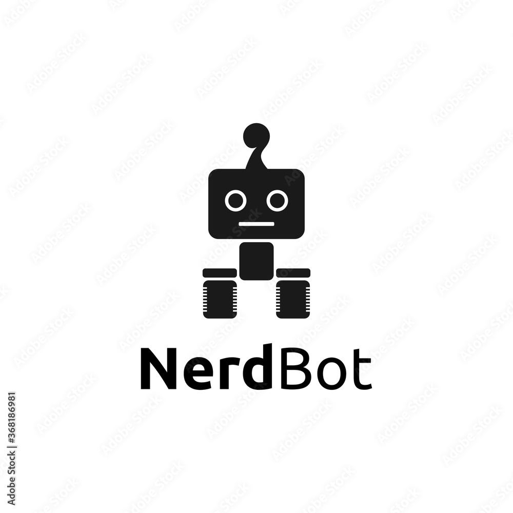 Nerd Bot Logo Nerd Bot Logo
