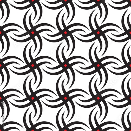 Linear abstract seamless pattern