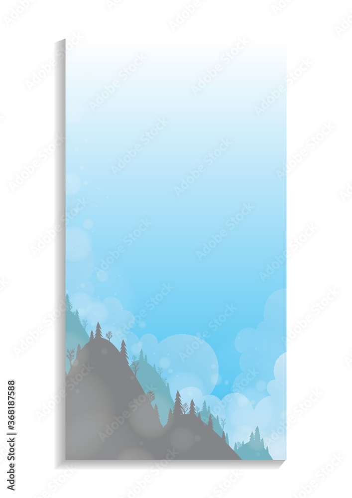 Naklejka premium sky banner